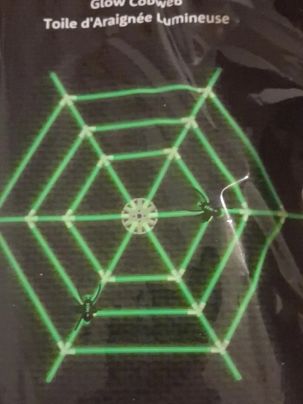 Green Glow Cobweb Party Decoration